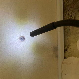 スコープカメラ(内視鏡カメラ)挿入