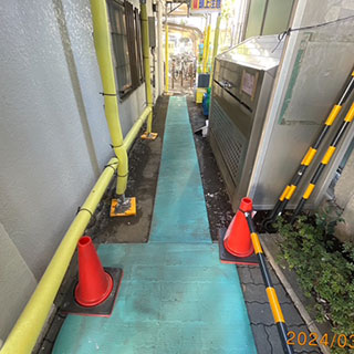 通路安全歩行養生